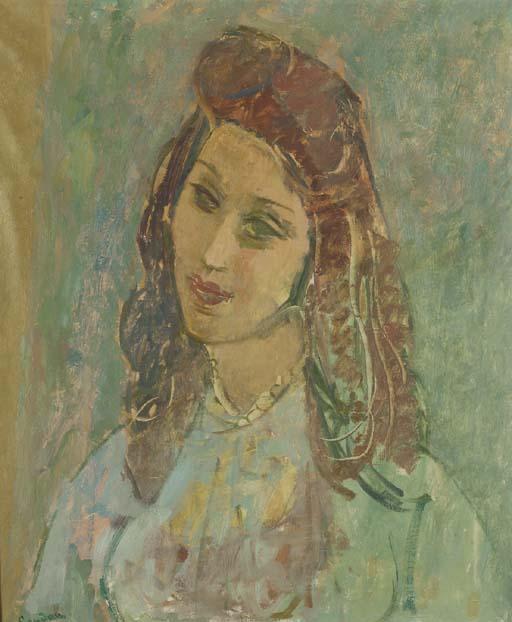 Zygmund Landau - Portrait d\'une jeune femme